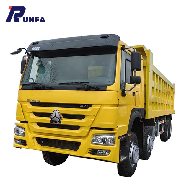 Подержанный самосвал Sinotruk HOWO Euro3 Diesel 371HP 8*4